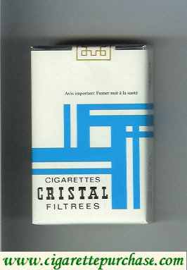 Cristal filtrees cigarettes